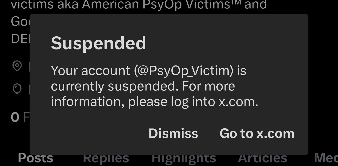 Another BORN-HERE American citizen censored and banned by foreigners IN America